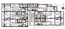 (仮称)総持寺2丁目新築計画 1LDKの間取図画像