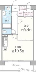 カンマキーノ 1LDKの間取図画像