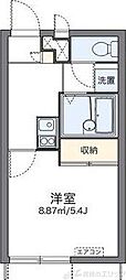 レオパレスWingo 1Kの間取図画像