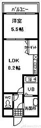 フジパレス茨木南 1LDKの間取図画像