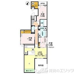 (仮称)D-ROOM吹田市寿町1丁目 3LDKの間取図画像