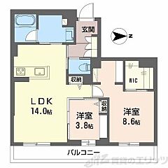 物件の間取り