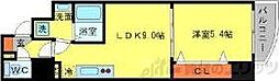 SERENiTE江坂四番館 1LDKの間取図画像