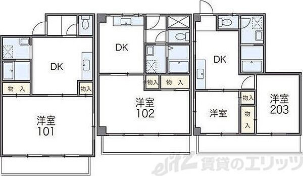 同じ建物の物件間取り写真 - ID:227082085821