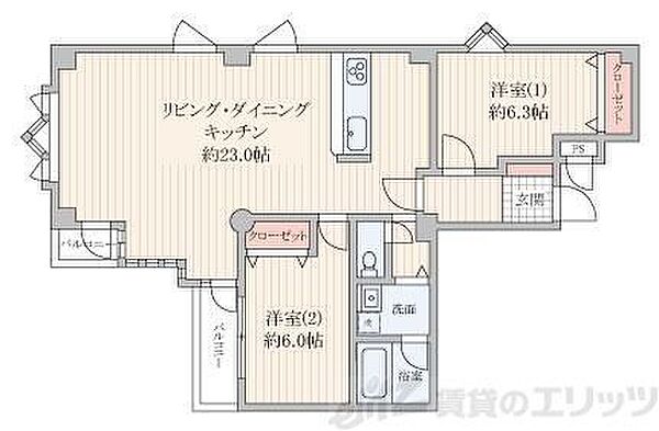 同じ建物の物件間取り写真 - ID:227082294497