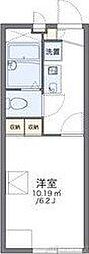 レオパレス片山 1階1Kの間取り