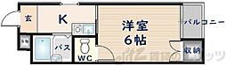 Ｆｉｒｓｔ　Ｓｔａｇｅ 3階1Kの間取り