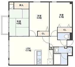 ハーバーヒルガーデン南山手 1階