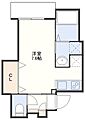 セカンドラック岩川町1階5.3万円