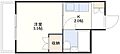 石橋ハイツ4階2.5万円