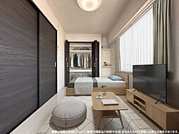 BRAVAS-t 3階1Kのリビング/ダイニング