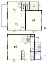 カーサデュオ 3LDKの間取図画像