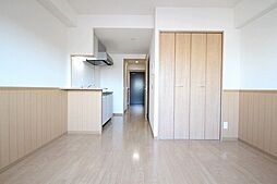 ル・アーブル宇品 401 4階ワンルームのリビング/ダイニング