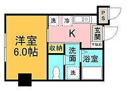 間取図画像 1K
