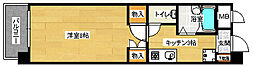 フレンズ 5階1Kの間取り