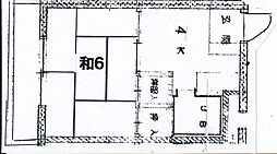 大須ハイツ 1Kの間取図画像