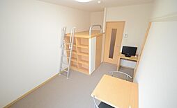 レオパレスあさひ 202 2階1Kのリビング/ダイニング