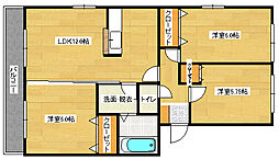 ルミエル 3階3LDKの間取り