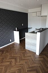 第一八木コーポ 406 4階2DKのリビング/ダイニング