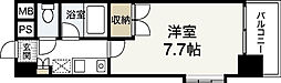 リバーメゾン横川 3階1Kの間取り