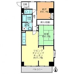 ダイアモンドビュー 304 3階2SLDKの間取り