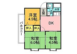 間取図画像 3DK