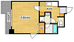 Sunflower 1Kの間取図画像