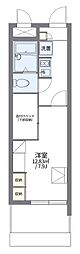 レオパレス国泰寺 1Kの間取図画像