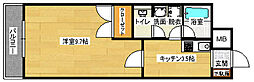 フォルム幟町 1Kの間取図画像