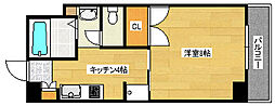 レジデンス東雲ビル 1Kの間取図画像