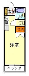 ロイヤル戸坂 1Kの間取図画像