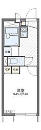 プリマベーラ 1Kの間取図画像