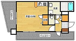 ランドマークシティ相生橋 ワンルームの間取図画像