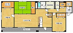バリュー壱番館 3LDKの間取図画像