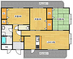 プリマヴェーラ 3LDKの間取図画像