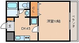 フリックコートSYO 1DKの間取図画像