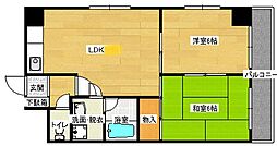 コンフォート・Nビル 2LDKの間取図画像