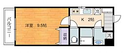 アイステージ牛田南 1Kの間取図画像
