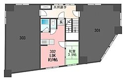 堺町Yビル 1LDKの間取図画像