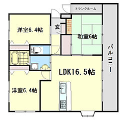 グランドソレイユ 3LDKの間取図画像