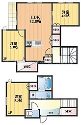 グランベルデ 3LDKの間取図画像