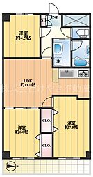 アネックス高島平 3LDKの間取図画像