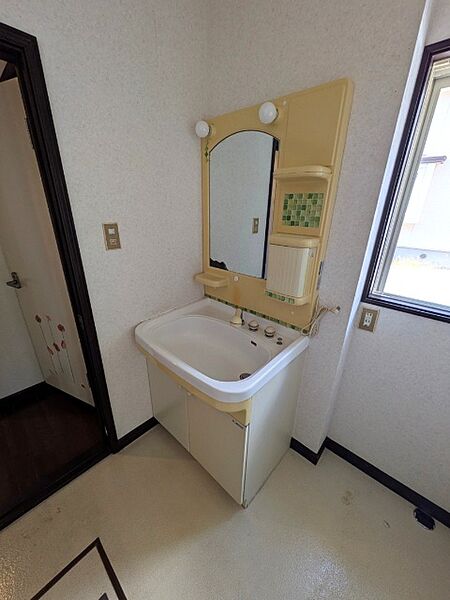 シャワー付き洗面化粧台です