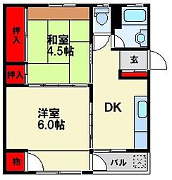 陣原ハイツ 2階