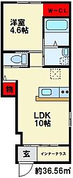 間取図画像 1LDK