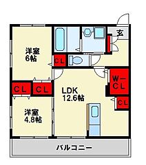 物件の間取り