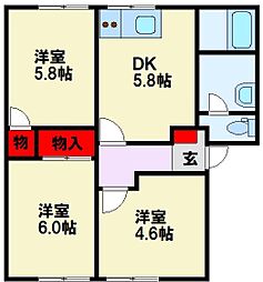 JR筑豊本線 本城駅 徒歩20分