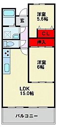 パークサイド萩原 2階