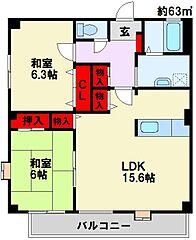 物件の間取り