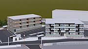 楠橋駅より徒歩22分 新築 3階建の賃貸物件